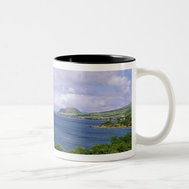 Caneca De Café Em Dois Tons Caribe, St. Kitts, Roseau. Costa. (Direita)