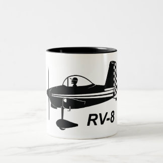 Caneca De Café Em Dois Tons Caricatura das camionetes RV-8