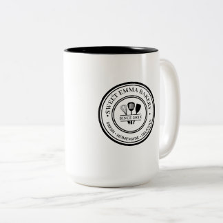 Caneca De Café Em Dois Tons Carimbo de Borracha Personalizado com Bordas de Lo