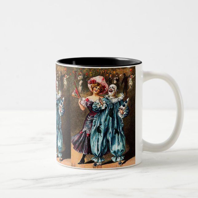 Caneca De Café Em Dois Tons Carnaval: Camaradas alegres (Direita)