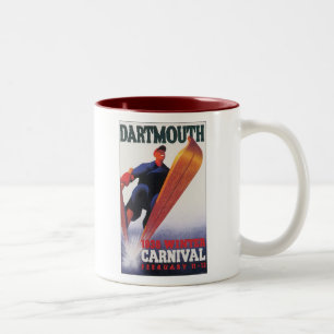 Caneca De Café Em Dois Tons Carnaval de inverno de 1938, Dartmouth
