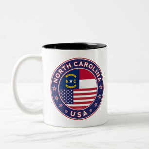 Caneca De Café Em Dois Tons Carolina do Norte