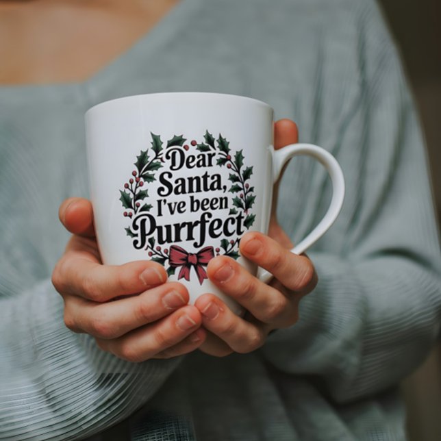 Caneca De Café Em Dois Tons Caros Papais noeis, Engraçada Cama de Natal (Criador carregado)