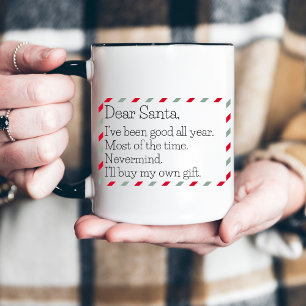 Caneca De Café Em Dois Tons Caros Papais noeis Felizes Natal Festivo