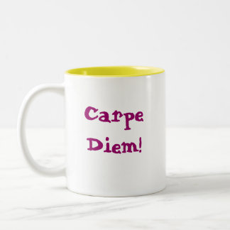 Caneca De Café Em Dois Tons Carpe Diem!