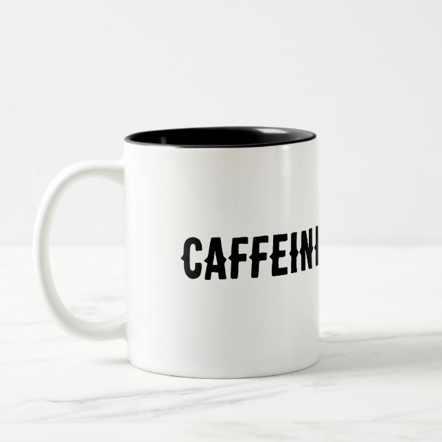 Caneca De Café Em Dois Tons Carregando cafeína... (Esquerda)