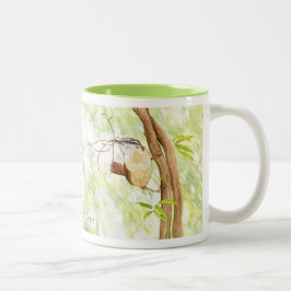 Caneca De Café Em Dois Tons Carriças da floresta