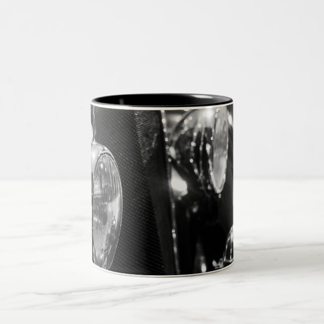 Caneca De Café Em Dois Tons Carro Clássico Antigo (Centro)
