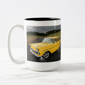 Caneca De Café Em Dois Tons Carro clássico GMH FB Holden -