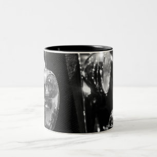 Caneca De Café Em Dois Tons Carro clássico Vintage