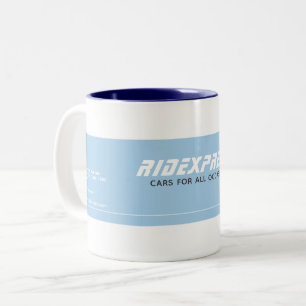 Caneca De Café Em Dois Tons Carro Comercial