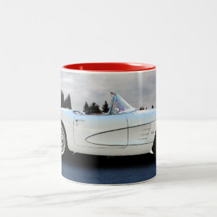 Caneca De Café Em Dois Tons Carro de esportes americano