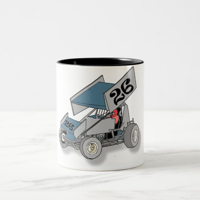 Caneca De Café Em Dois Tons Carro de Sprint (Centro)
