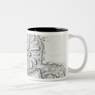 Caneca De Café Em Dois Tons Carta da ilha Otaheite, 1769