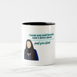 Caneca De Café Em Dois Tons carta de condução de olivia rodrigo mug