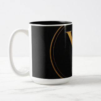 Caneca De Café Em Dois Tons Cartão de Anexo