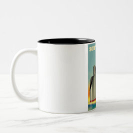 Caneca De Café Em Dois Tons cartaz de viagem de cruzeiro de Southampton