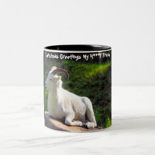 Caneca De Café Em Dois Tons Cartões de natal Meu Amigo