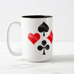 Caneca De Café Em Dois Tons Cartões de Reprodução - Mug