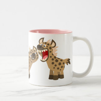 Caneca De Café Em Dois Tons Cartoon Bonito de Teerão Hyenas Mug