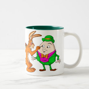 Caneca De Café Em Dois Tons Cartoon Humpty Dumpty cang