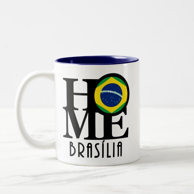 Caneca De Café Em Dois Tons CASA Brasília 11oz (Esquerda)