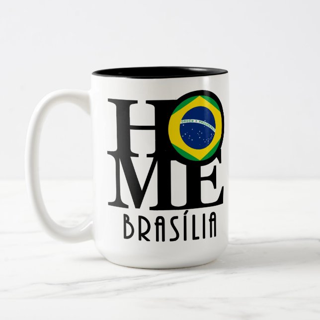 Caneca De Café Em Dois Tons CASA Brasília 15oz (Esquerda)