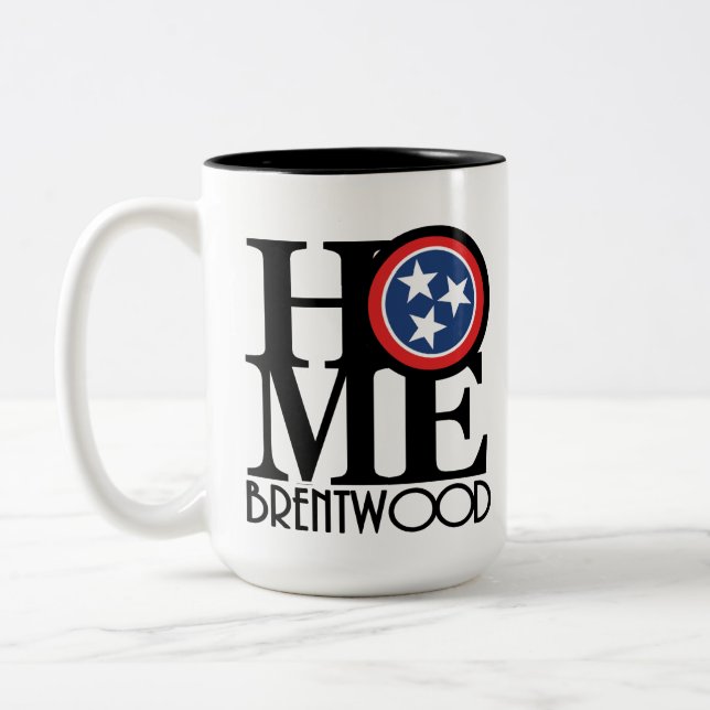 Caneca De Café Em Dois Tons CASA Brentwood TN 15oz (Esquerda)