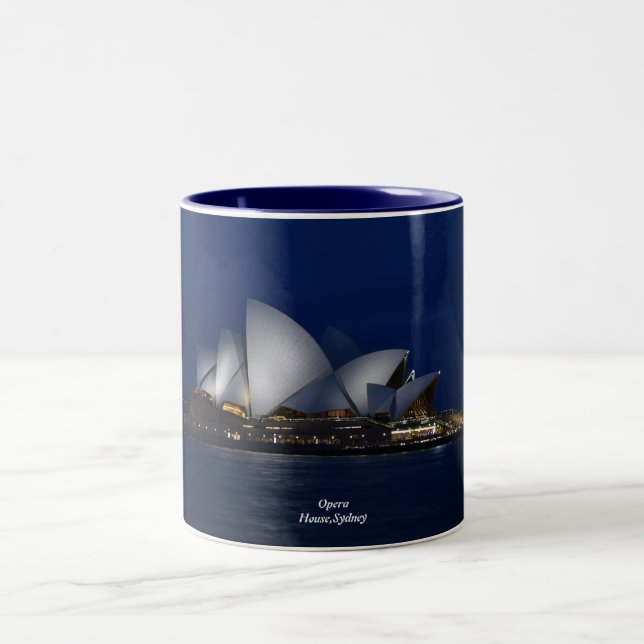 Caneca De Café Em Dois Tons Casa da Ópera, Sydney, Austrália (Centro)