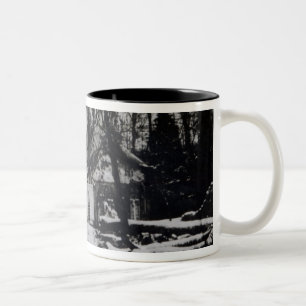 Caneca De Café Em Dois Tons Casa de Asham perto de Beddingham em Sussex do