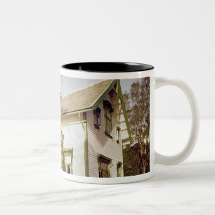 Caneca De Café Em Dois Tons Casa de Edvard Grieg