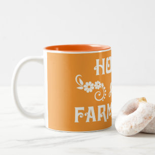 CANECA DE CAFÉ EM DOIS TONS CASA DOCE FARMHOUSE