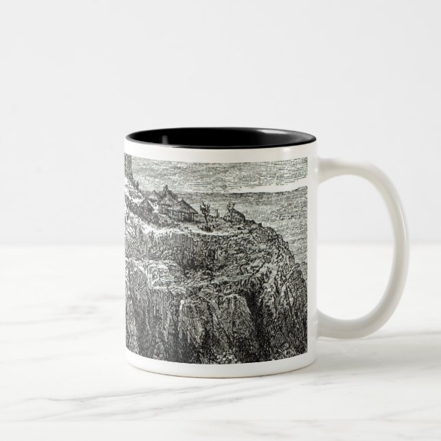 Caneca De Café Em Dois Tons Casa Magdala do rei Theodore (Direita)