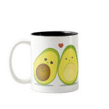 Casal bonito do abacate