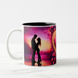 Caneca De Café Em Dois Tons Casal coxa