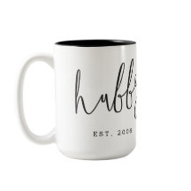 casal "Hubby" Mug | Aniversário | Casamento