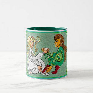 Caneca De Café Em Dois Tons Casamento do Handfast