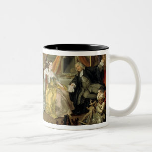 Caneca De Café Em Dois Tons Casamento um modo do la: IV, o Toilette, c.1743