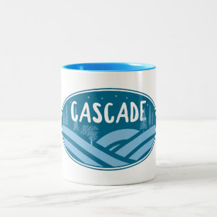 Caneca De Café Em Dois Tons Cascade Idaho Ao Ar Livre