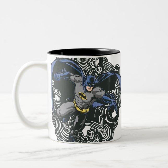 Caneca De Café Em Dois Tons Cascas de Batman/Dólar 2 (Esquerda)
