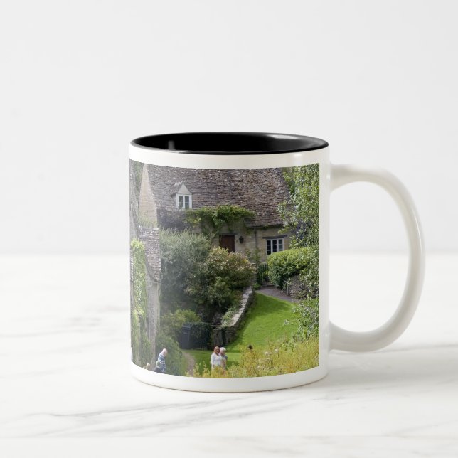 Caneca De Café Em Dois Tons Cascas de pedra de algodão na aldeia (Direita)