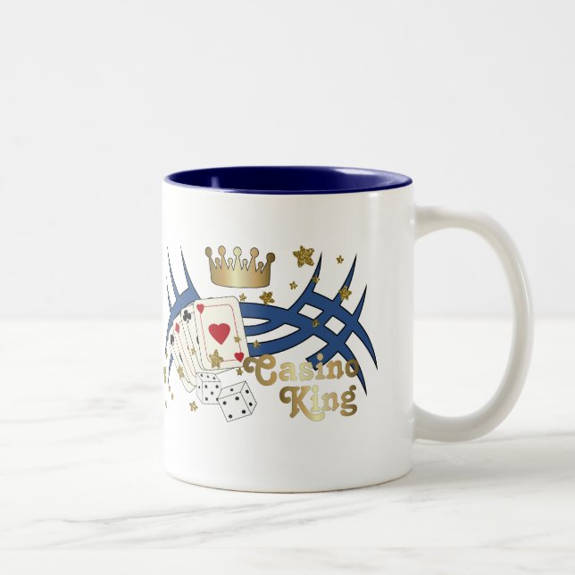 Caneca De Café Em Dois Tons Casino King (Direita)