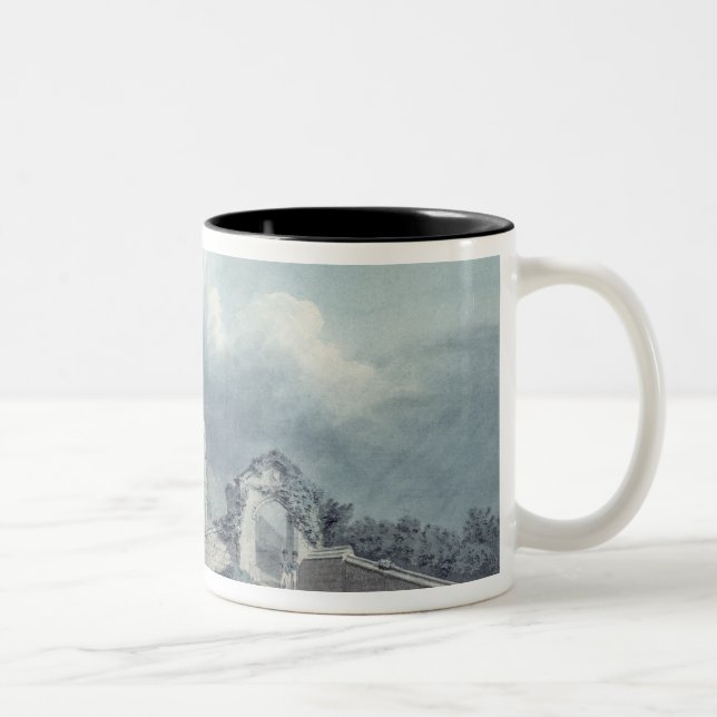 Caneca De Café Em Dois Tons Castelo de Carisbrooke (Direita)