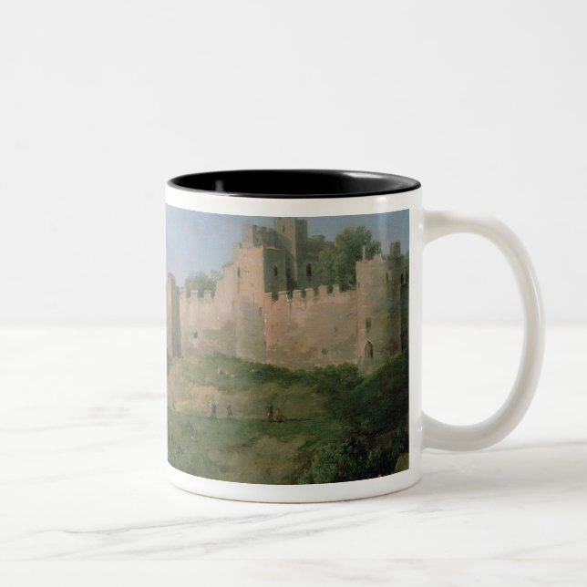 Caneca De Café Em Dois Tons Castelo de Ludlow (Direita)