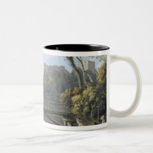 Caneca De Café Em Dois Tons Castelo de Roslin, Midlothian (w/c e gouache no