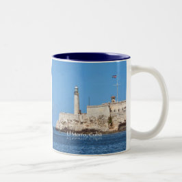 Caneca De Café Em Dois Tons Castelo El Morro, Cuba