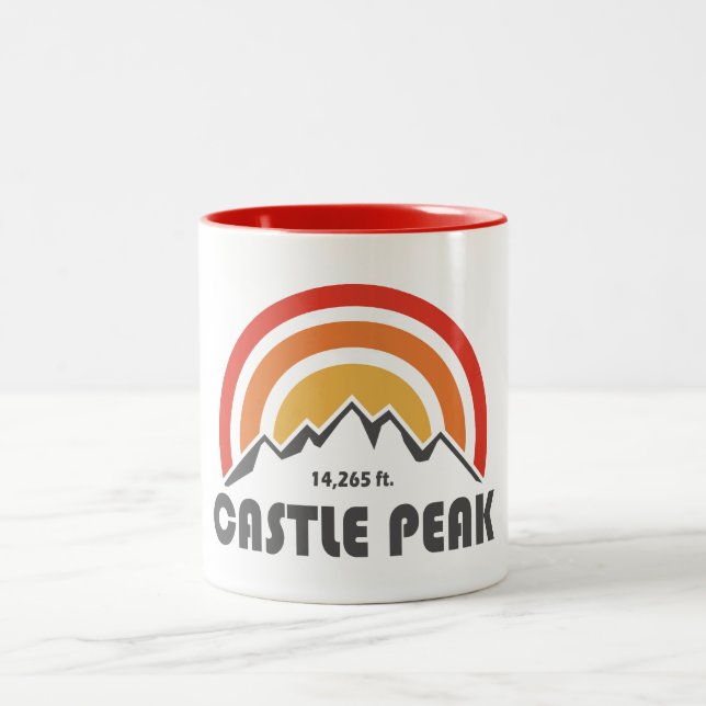Caneca De Café Em Dois Tons Castle Peak (Centro)