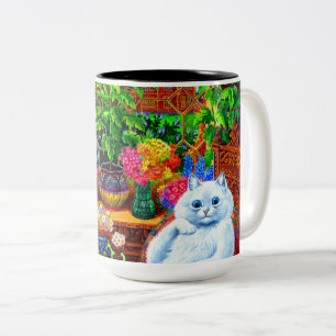 Caneca De Café Em Dois Tons Cat College Master