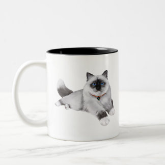 Caneca De Café Em Dois Tons CatFans - Birman