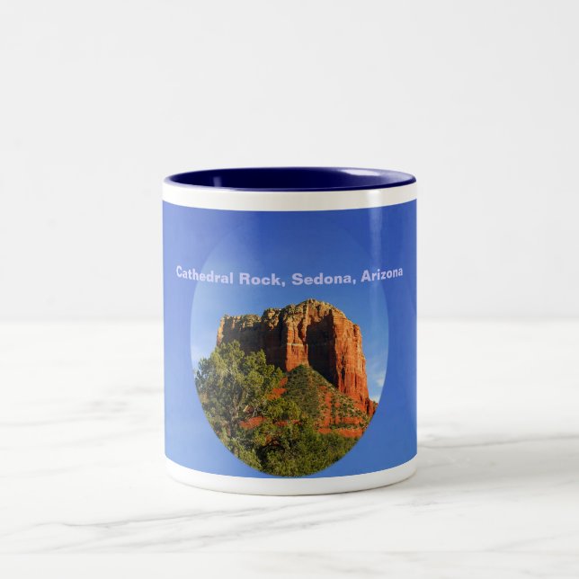 Caneca De Café Em Dois Tons Cathedral Rock, Arizona (Centro)